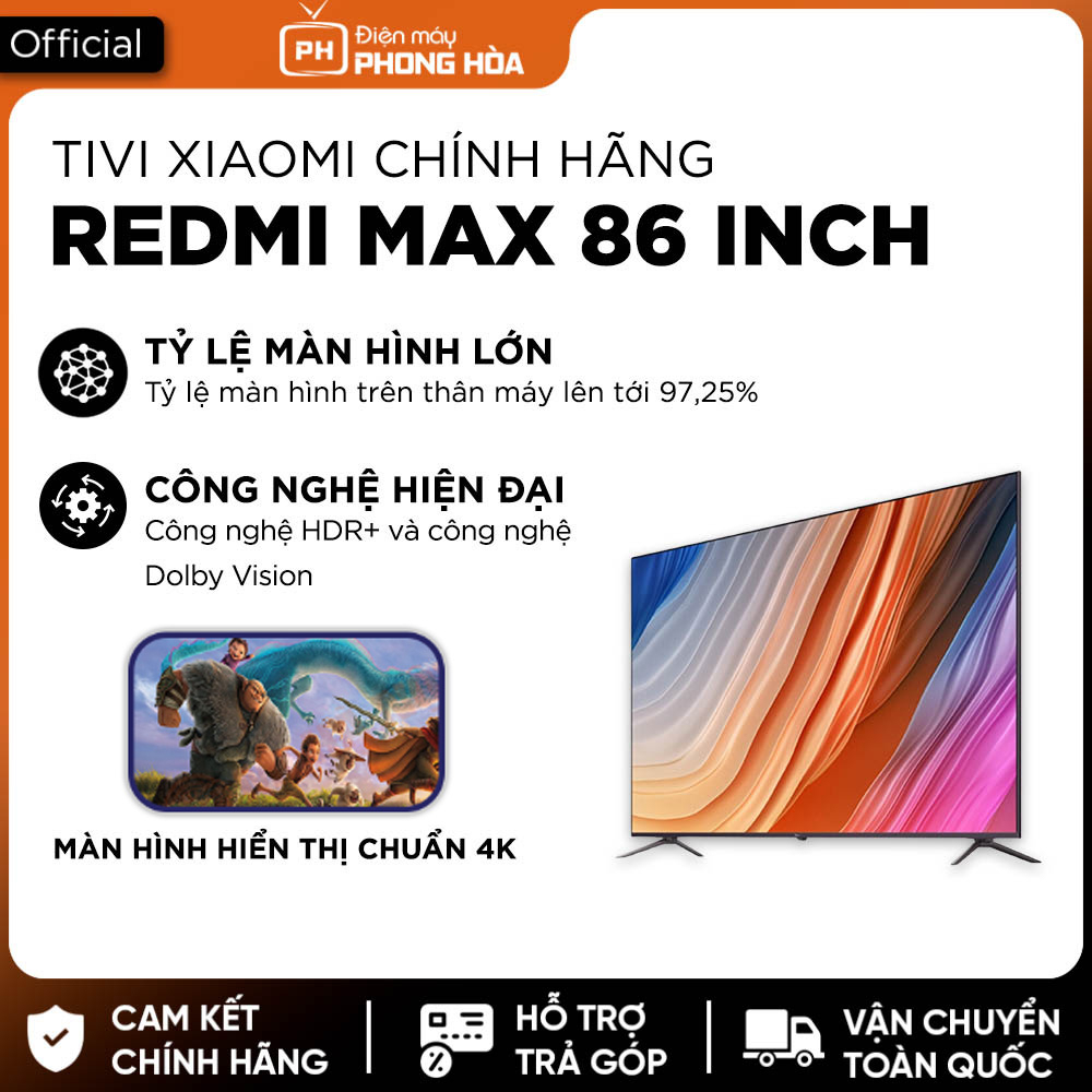 Smart Tivi Xiaomi Redmi Max 86 86inch- Màn 120Hz
