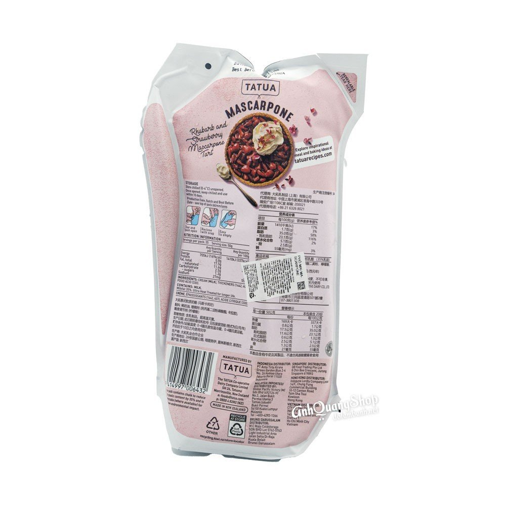 Kem phô mai Mascarpone 1kg