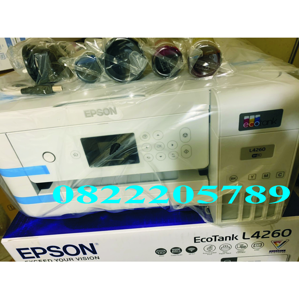 Máy in phun màu khổ a4 Epson L4260 wifi,Scan,Copy, đảo mặt tự động