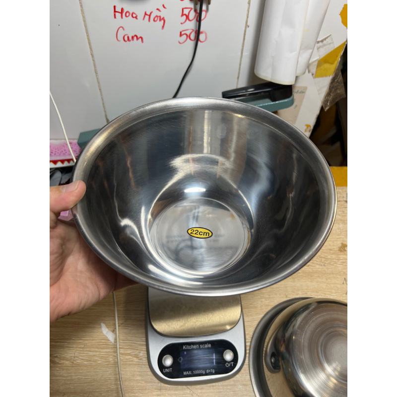 Bát inox size 20,size 22