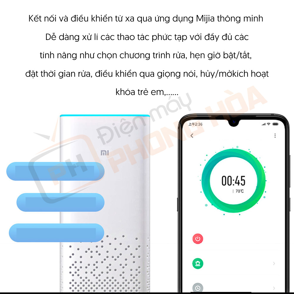 Máy Rửa Bát 8 Bộ Xiaomi Mijia – Kết Nối App