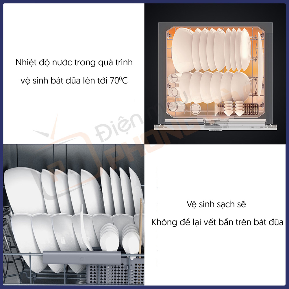 Máy Rửa Bát 8 Bộ Xiaomi Mijia – Kết Nối App