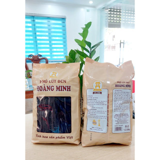 Mì bún  phở đen gạo lứt Hoàng minh   thực dưỡng eatclean /keto/das/ ăn kiêng giảm cân siêu ngon gói 500g