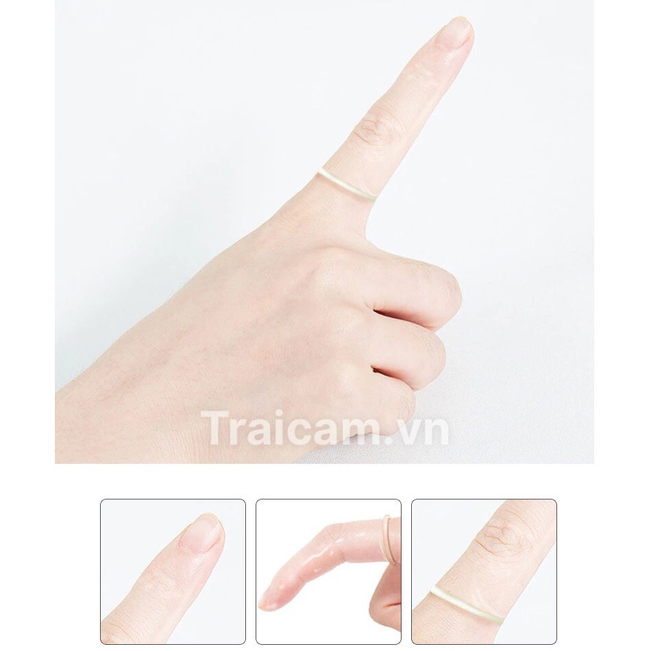 Bao cao su ngón tay Lesdo - bao ngón tay siêu mỏng hộp 8 cái