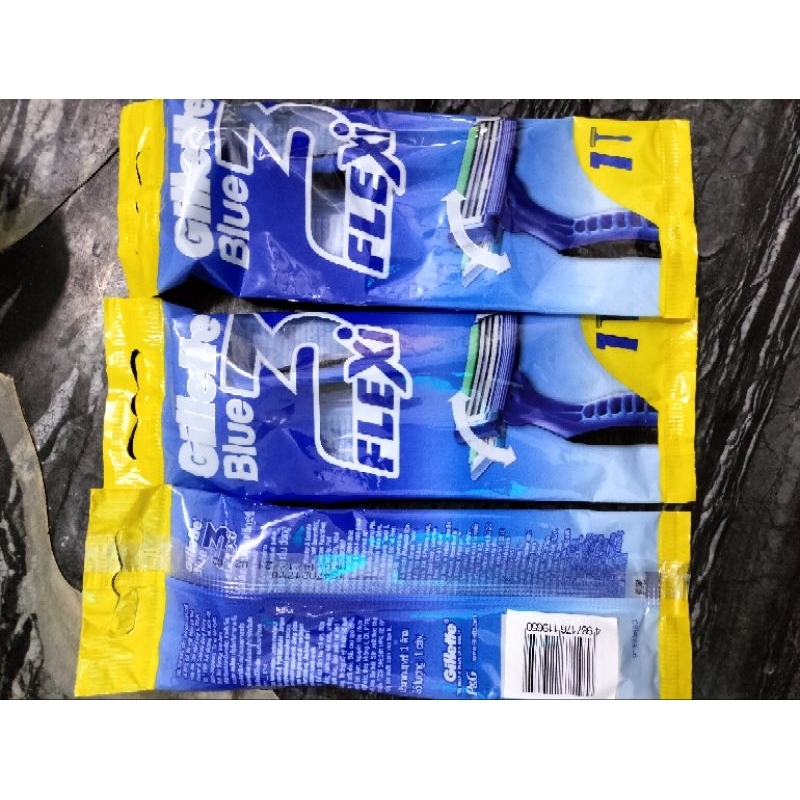 Dao cạo râu Gillette 3 lưỡi Flexi Blue3 dây 6 cây