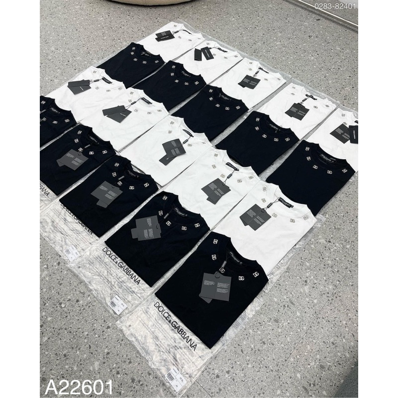 Áo Phông Nam Nữ Cotton 100% Trơn Tang Mắt Logo DG, Áo Thun Nam Nữ Cotton Trơn Cao Cấp