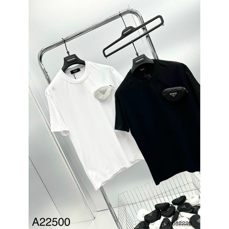 Áo Thun Nam Nữ Cotton 100% Trơn Tang Túi Khoá, Áo Phông Nam Cotton Thiết Kế Trẻ Đẹp Mới Nhất