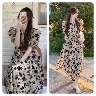 Váy Bầu Hè Dáng Suông Đầm Bầu Hoa Nhí đủ size