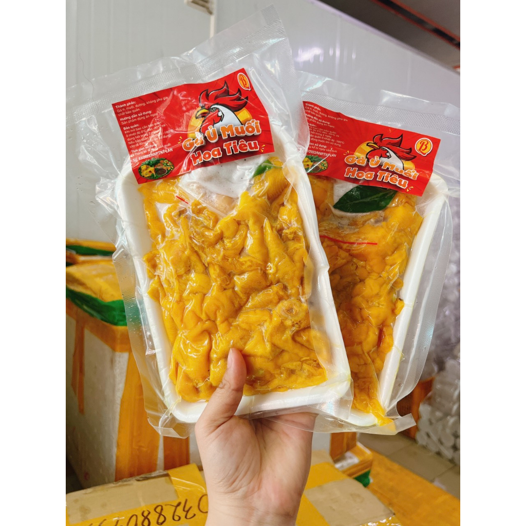 Chân Gà Rút Xương Ủ Muối (Hộp 330g) - Ăn lạnh trực tiếp, Ăn nóng đều ngon - Ship Hỏa tốc HCM