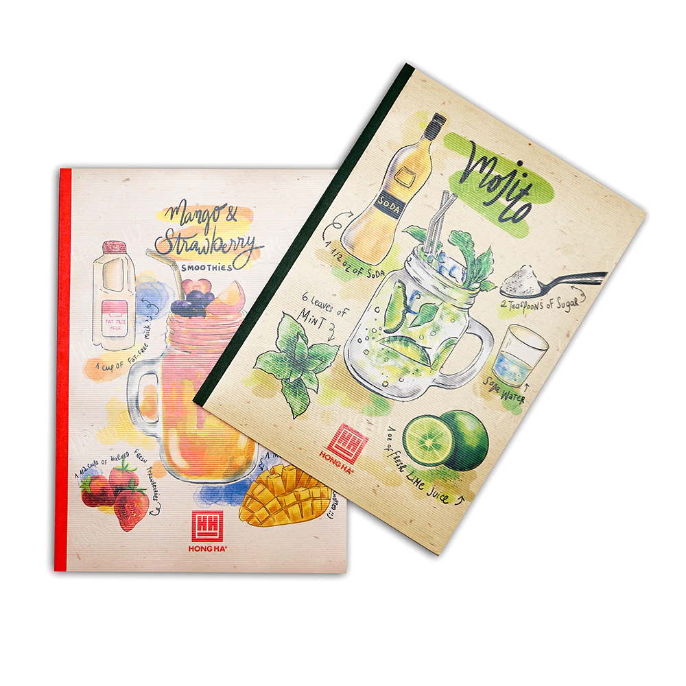 Combo 3 cuốn Vở kẻ ngang Hồng Hà 1427 B5 70gsm 80 trang Cocktail