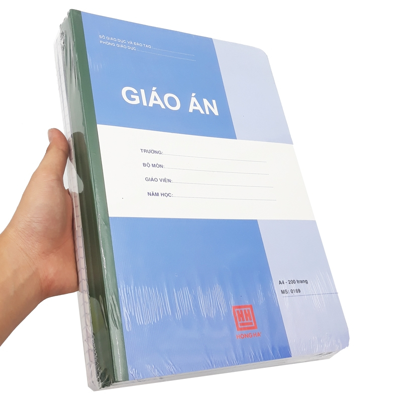 Sổ giáo án Hồng Hà 169 A4 Kẻ ngang 200 trang