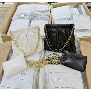 [ẢNH THẬT] Túi Tote Hobo Đeo Vai/Đeo Chéo Dây Xích Mạ Vàng Sang Chảnh Siêu Hot Size To 30cm Kèm Ví Nhỏ