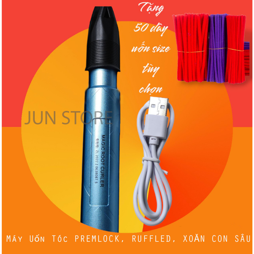 Máy uốn tóc PREMLOCK,RUFFLED, XOĂN CON SÂU - MAGIC ROOT CURLER chính hãng