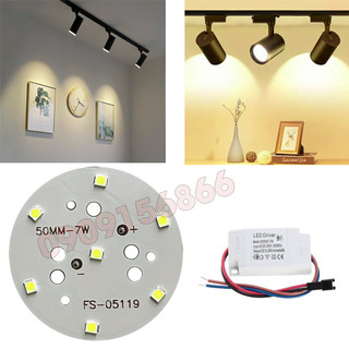 Đèn Led vỉ tròn 7W mắt vuông 2835 chạy qua chấn lưu