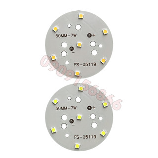Led vỉ tròn 7W mắt vuông 2835 qua chấn lưu