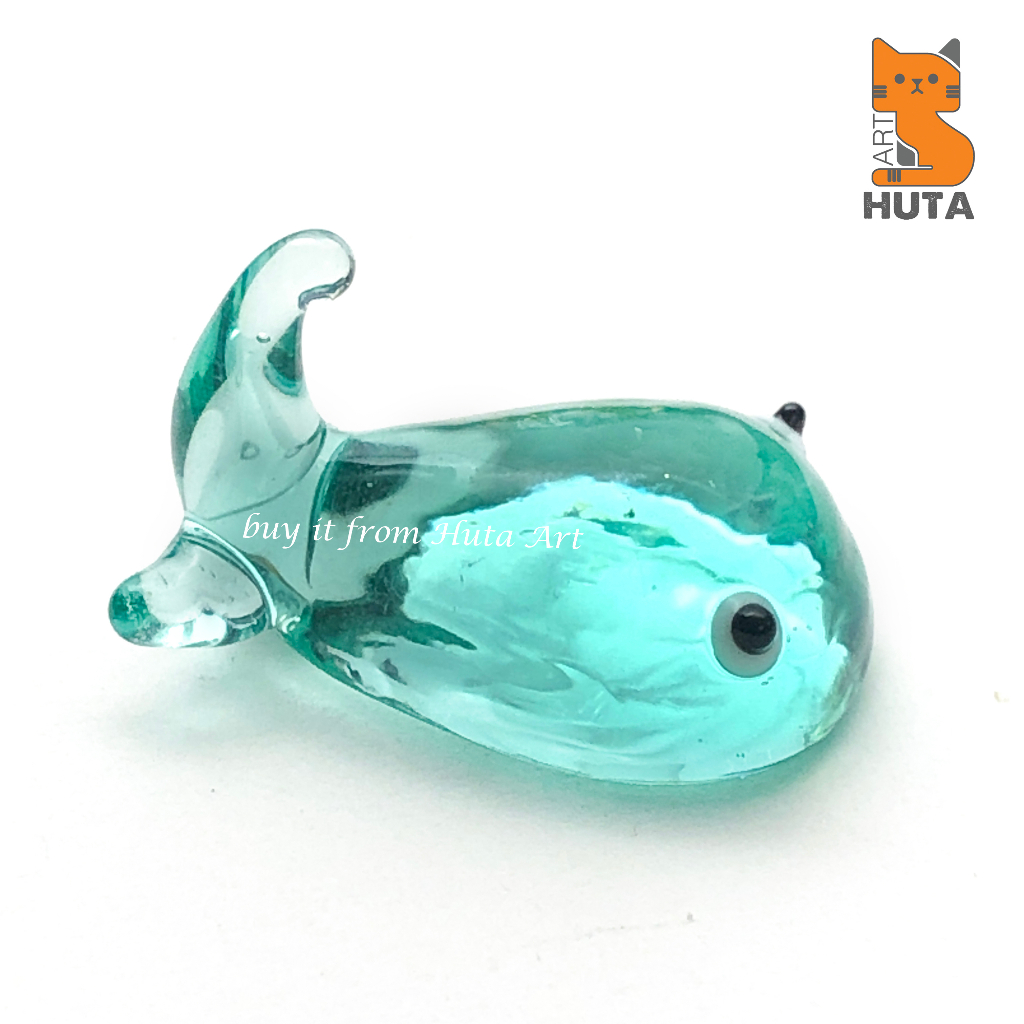 Gác bút / Gác Cọ Thủy Tinh Hình Cá Voi Dễ Thương
