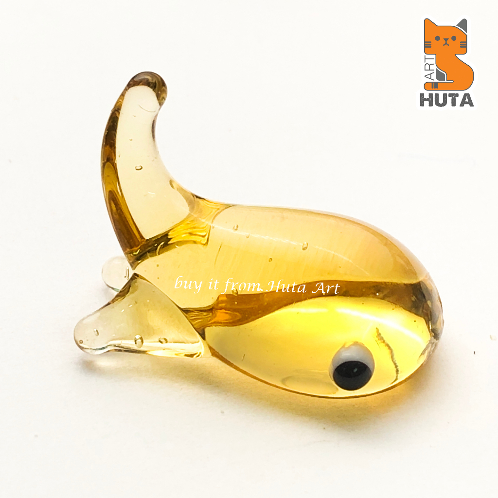 Gác bút / Gác Cọ Thủy Tinh Hình Cá Voi Dễ Thương