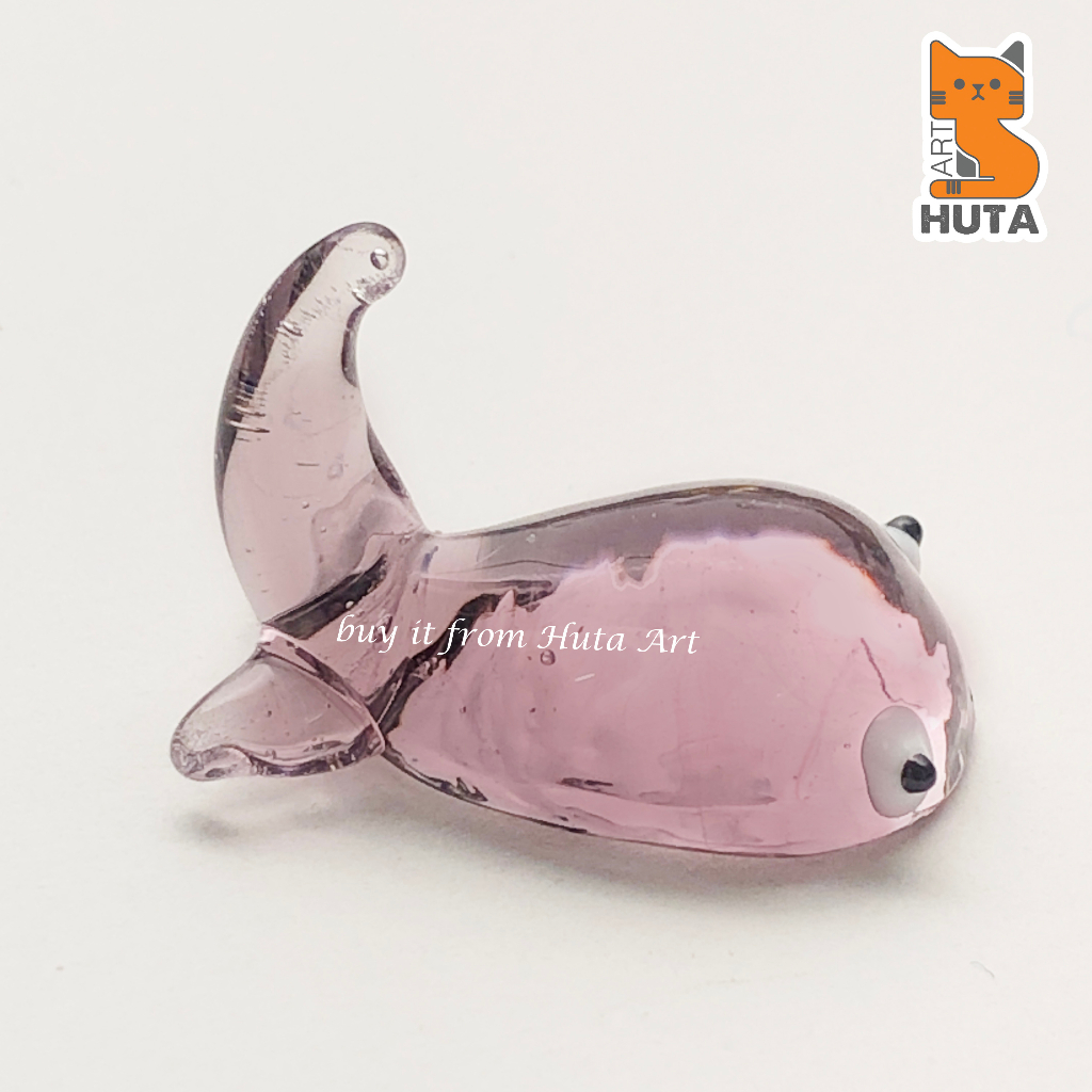Gác bút / Gác Cọ Thủy Tinh Hình Cá Voi Dễ Thương