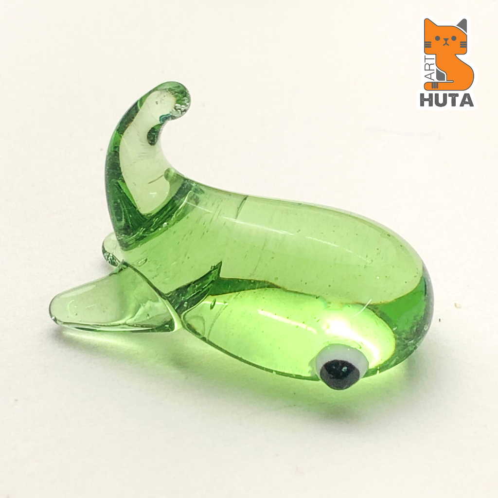Gác bút / Gác Cọ Thủy Tinh Hình Cá Voi Dễ Thương