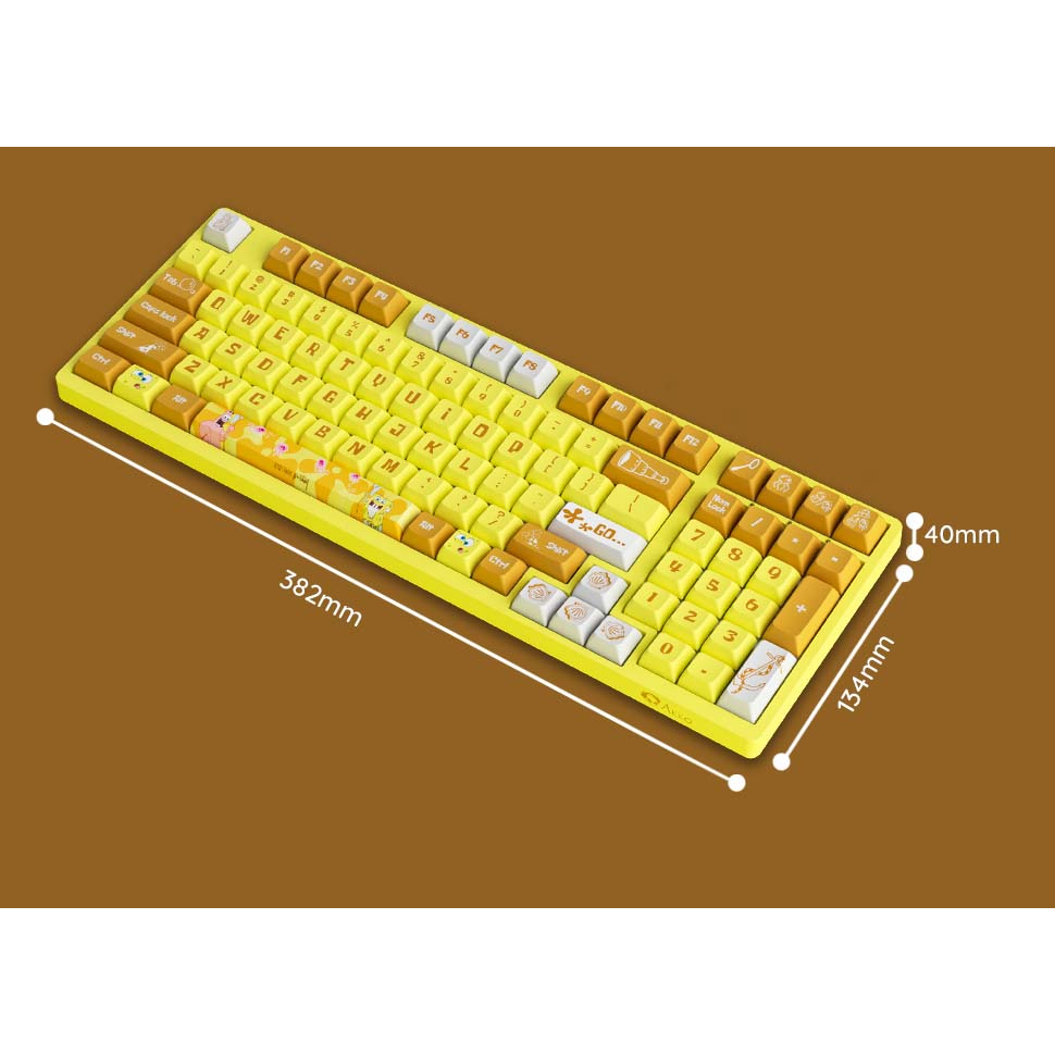 Bàn Phím Cơ Có Dây - AKKO 3098S SpongeBob