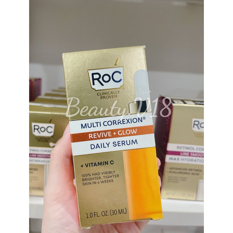 Tinh Chất Sáng Da RoC Multi Correxion Revive + Glow Vitamin C Daily Serum (30mL)