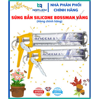 Súng bắn silicone BOSSMAN vàng cao cấp