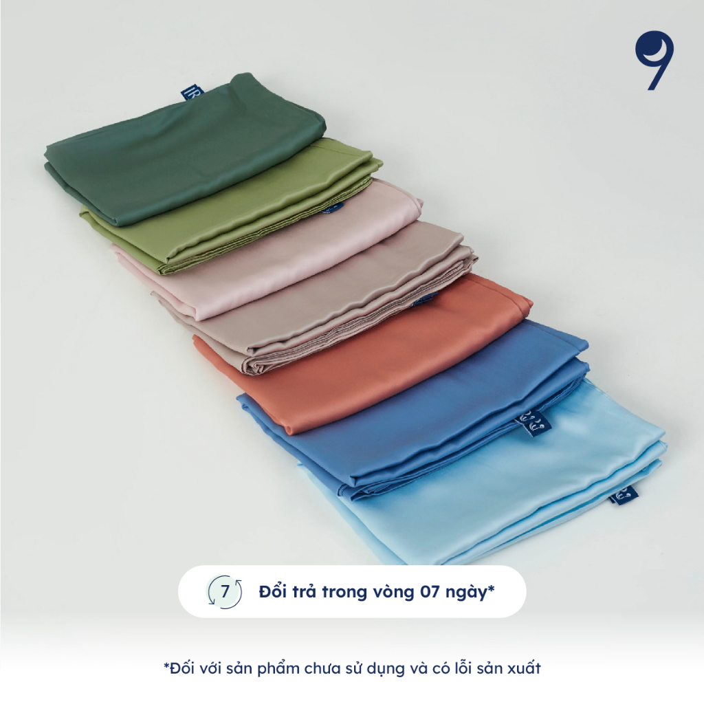 Bộ Vỏ Gối Nằm Tencel Cao Cấp Ru9 - 50x70 cm - Mềm Mại, Thoáng Khí, Chống Khuẩn, Bền Bỉ - 9 Màu