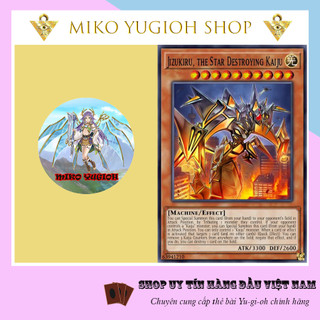 Thẻ Bài Yugioh Chính Hãng Tiếng Nhật Jizukiru, the Star Destroying Kaiju