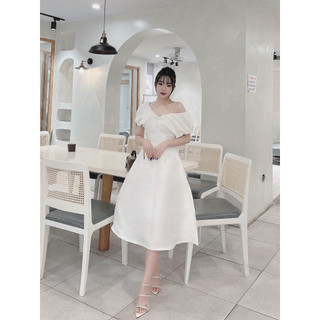 Váy tasta tiệc rớt vai