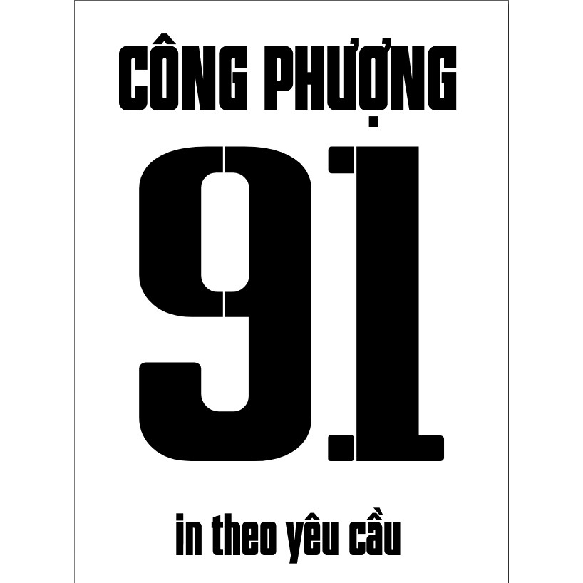 [Chữ Đen] Phí in + chọn FONT tên + số sau áo (Giá 1 áo, cần in nhiều áo vui lòng đặt SL in tương đương)