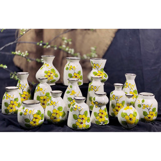 Lọ Hoa Mini Vẽ Các Mẫu Bát Tràng