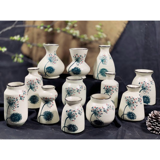 Lọ Hoa Mini Vẽ Các Mẫu Bát Tràng