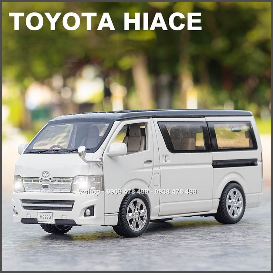 Mô Hình Kim Loại Xe Du Lịch Hiacce Tỉ Lệ 1:32 – Mở 4 Cửa - 9884.3