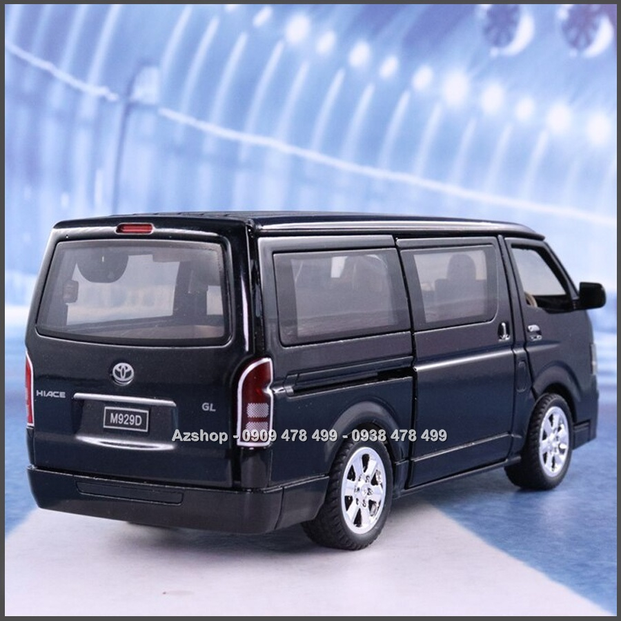 Mô Hình Kim Loại Xe Du Lịch Hiacce Tỉ Lệ 1:32 – Mở 4 Cửa - 9884.3