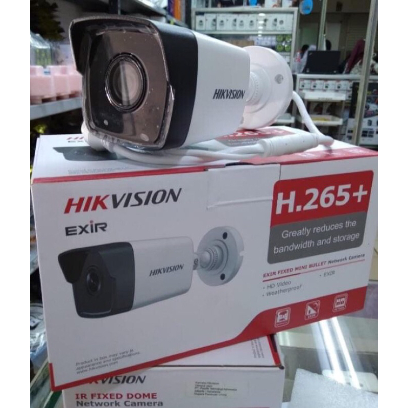 Camera thân trụ IP có mic Hikvision DS-2CD1023G0E-I(L) 1023G0-IUF 1023 (chính hãng)