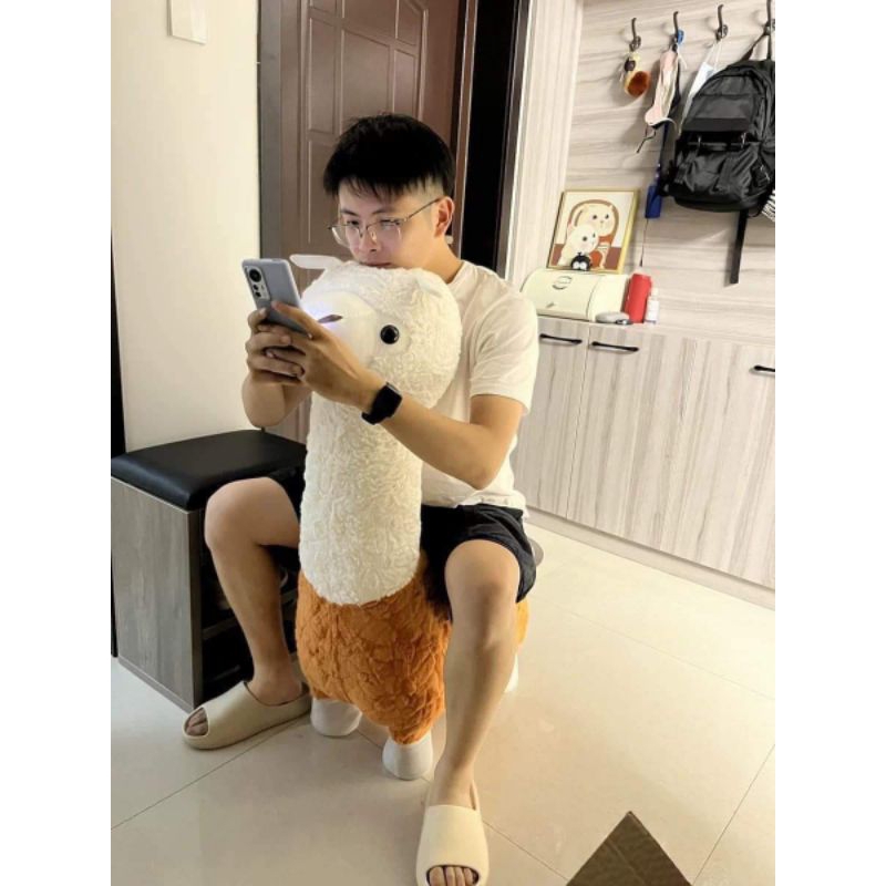 Ghế lông cừu Alpaca dễ thương cho trẻ em