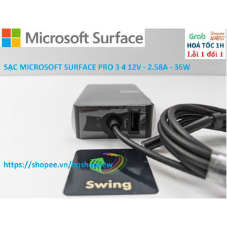 ⚡️ SẠC MICROSOFT SURFACE PRO 3 4 12V - 2.58A - 36W