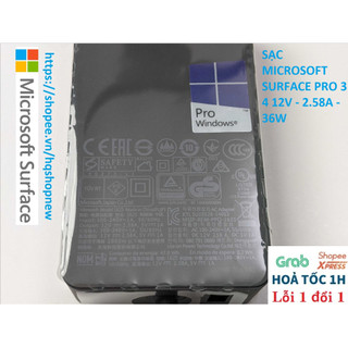 ⚡️ SẠC MICROSOFT SURFACE PRO 3 4 12V - 2.58A - 36W