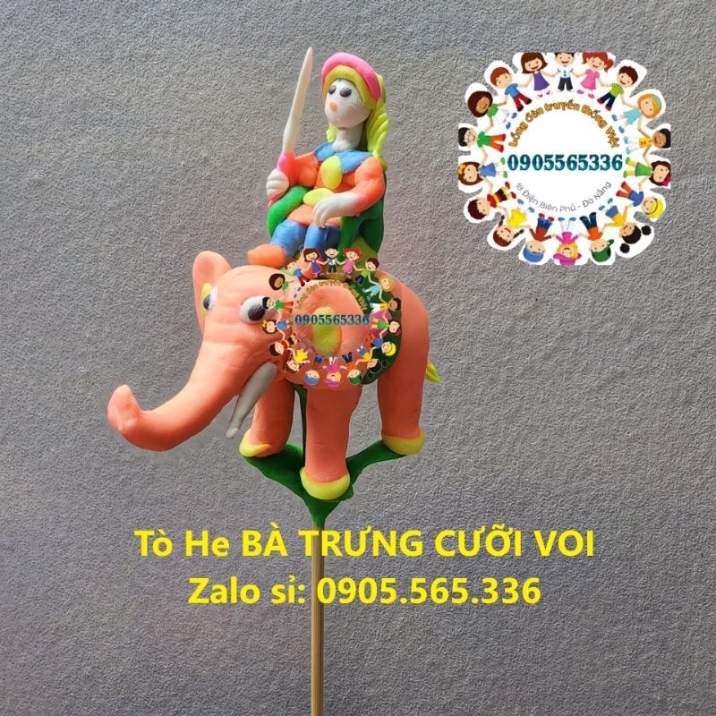 Tò He BÀ TRƯNG CƯỠI VOI - Câu chuyện lịch sử kể qua Tò He