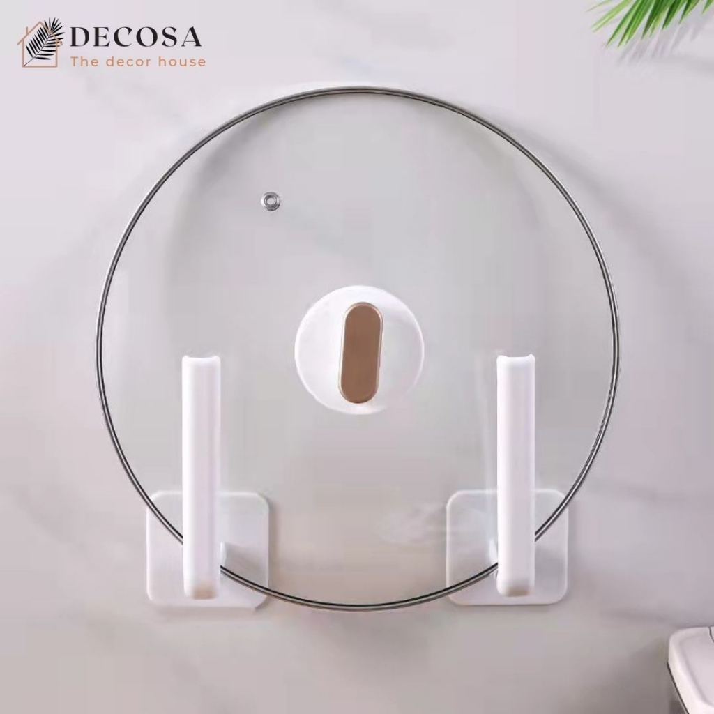 Móc nhựa dán tường đa năng hình chữ L