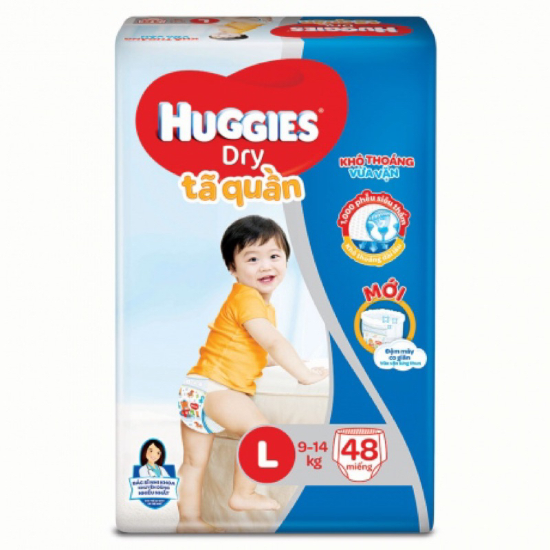 Tã Quần Huggies Size L48/XL42/XXL 38 miếng