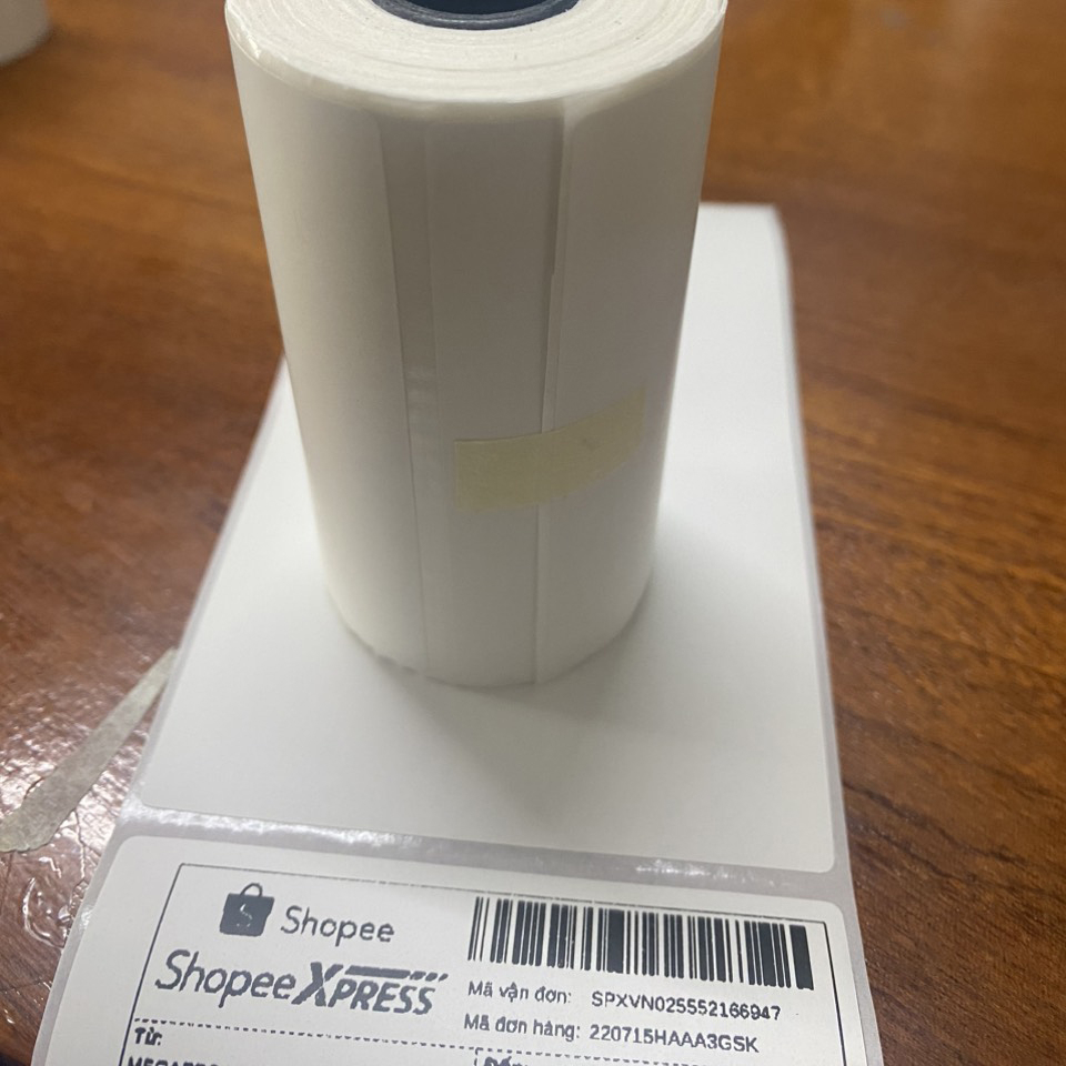 Decal nhiệt 75x120mm | nhãn in vận đơn TMĐT - dành cho MÁY DI ĐỘNG, xprinter...