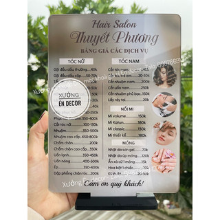 Menu Mica theo yêu cầu- đặt đơn gửi thông tin qua tin nhắn