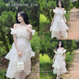 ĐẦM - VÁY TRẮNG DÁNG DÀI TIỂU THƯ *LIKA DRESS* DỰ TIỆC,KỶ YẾU,ĐI BIỂN