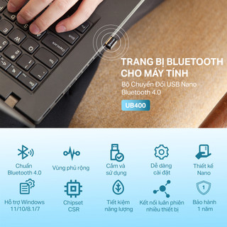 [Hỏa Tốc] Bộ Chuyển Đổi Bluetooth TP-Link UB400 USB Nano Bluetooth 4.0