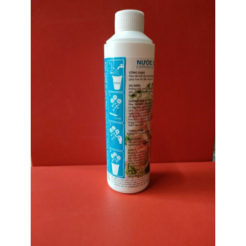 Nước cắm hoa tươi lâu Humik chai 250ml