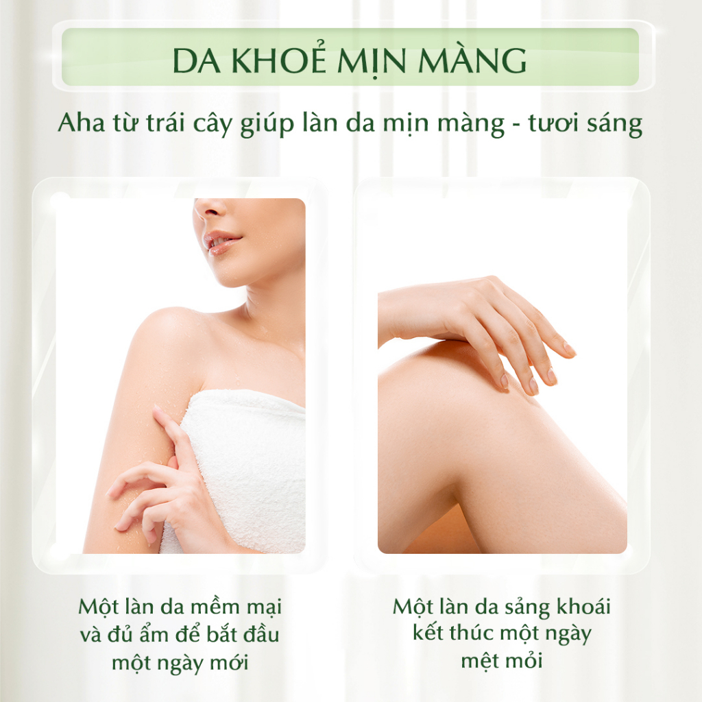 Combo 2 Sữa Tắm Dưỡng Ẩm Earthganic chứa AHA Hương Ô Liu + Hương Hoa Lavender 240mlx2