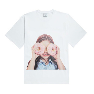 [Authentic💯] Áo Thun ADLV BABY FACE SHORT SLEEVE T-SHIRT WHITE DONUTS 3 [SSWHBF-DN3]