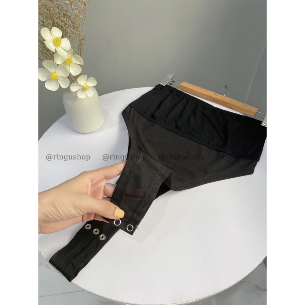 Áo ống bodysuit phối lưới, áo liền thân ôm body cực sexy- Ringu shop