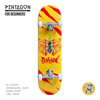 Ván trượt skateboard pentagon taigo complete 8.0